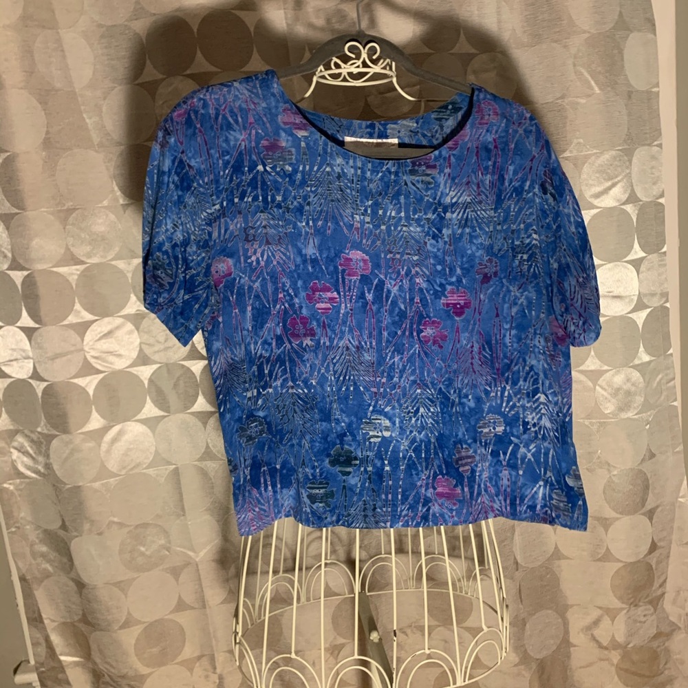 Floral square shirt